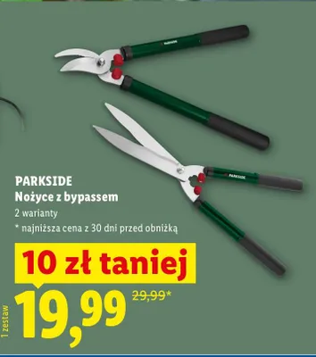 Nożyce z bypassem, 2 warianty promocja w Lidl