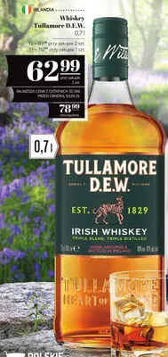 Whiskey Tullamore D.E.W. promocja w POLOmarket