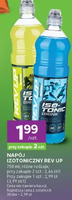 Napój izotoniczny Rev Up różne rodzaje promocja w Stokrotka
