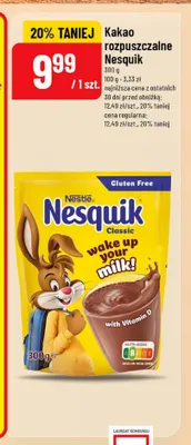 Kakao rozpuszczalne Nesquik Classic promocja w POLOmarket