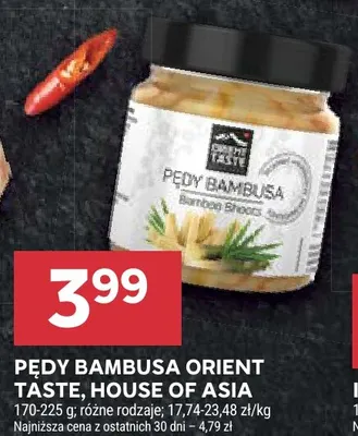 Pędy bambusa Orient Taste House of Asia promocja w Stokrotka