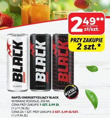 Napój energetyzujący Classic Zero Sugar promocja w Top Market