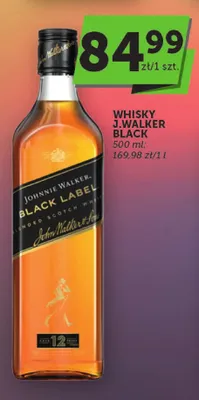 Whisky Johnnie Walker Black Label promocja w ABC
