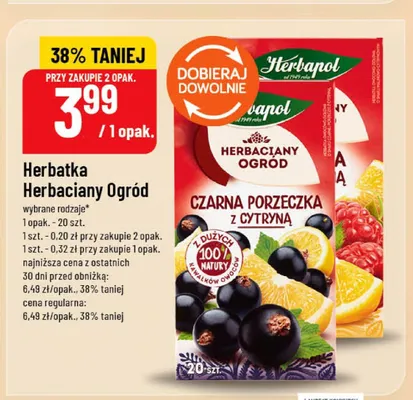 Herbatka Herbapol Herbaciany Ogród promocja w POLOmarket