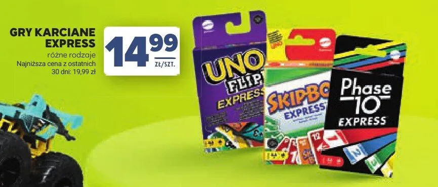 Gry karciane Express Phase 10 promocja w Stokrotka