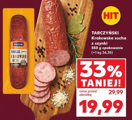 Krakowska sucha z szynki promocja w Kaufland