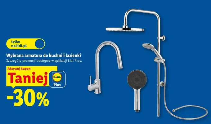 Armatura do kuchni i łazienki promocja w Lidl