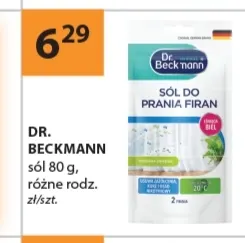 Sól do prania firan Dr. Beckmann promocja w Drogerie Laboo