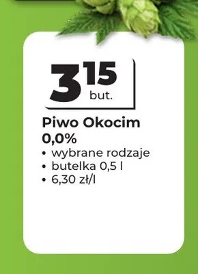 Piwo bezalkoholowe Okocim promocja w Odido