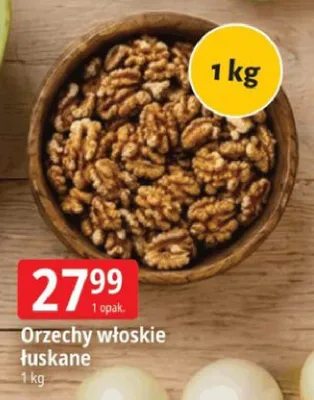 Orzechy włoskie łuskane promocja w Leclerc