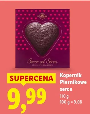 Piernikowe serce  promocja w Lidl