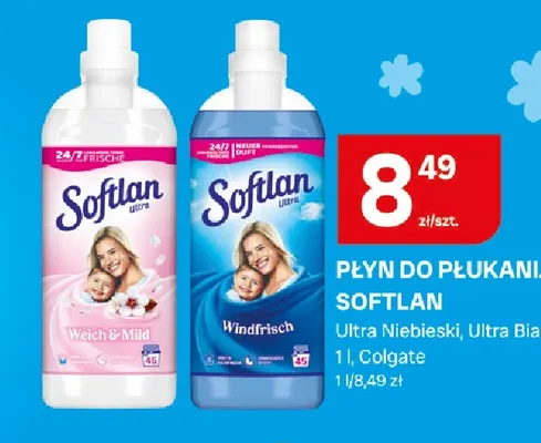 Płyn do płukania Softlan Ultra Niebieski promocja w Chorten