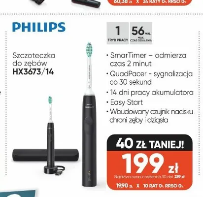 Szczoteczka do zębów PHILIPS HX3673/14 promocja w Max Elektro