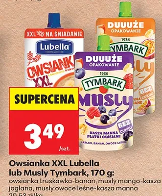 Owsianka truskawka-banan XXL promocja w Biedronka