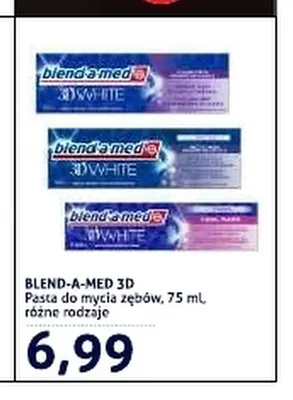 Pasta do mycia zębów Blend-a-med 3D promocja w Blue Stop