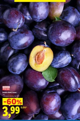 Śliwki polskie luzem promocja w Lidl