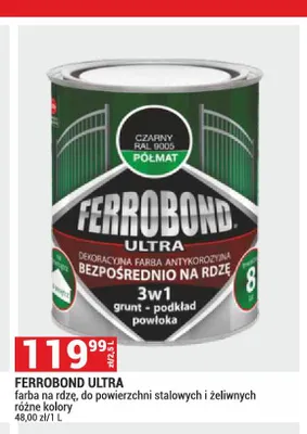 Farba antykorozyjna Ferrobond Ultra promocja w Merkury Market