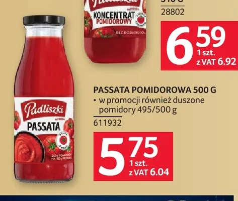 Passata pomidorowa Pudliszki promocja w Selgros