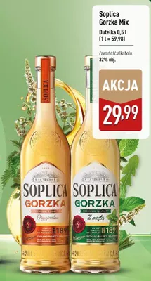 Likier Soplica Gorzka Z Miętą promocja w Aldi