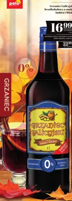 Wino bezalkoholowe Grzaniec bezalkoholowy Grzaniec Galicyjski o smaku imbiru i miodu promocja w POLOmarket