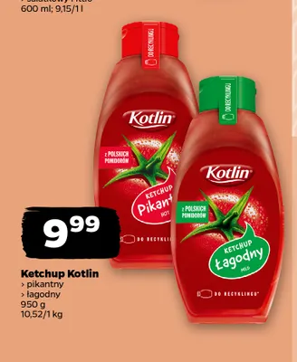 Ketchup pikantny Kotlin promocja w Netto