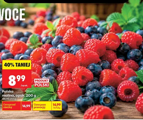 Malina polska promocja w Biedronka