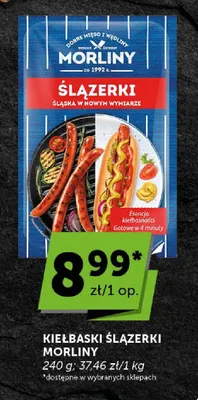 Kiełbaski Ślązerki Morliny promocja w Euro Sklep