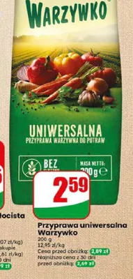 Przyprawa uniwersalna Warzywko promocja w Dino