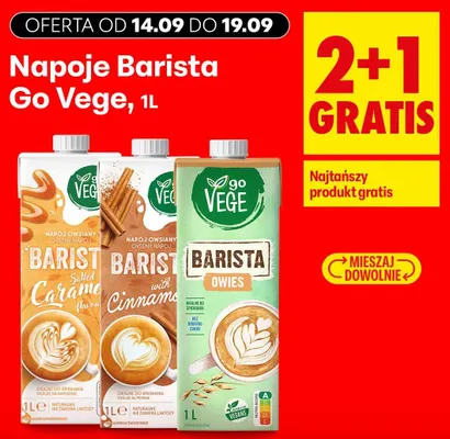 Napój Barista with Cinnamon Go Vege promocja w Biedronka