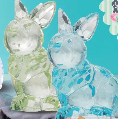 Figurka zając akrylowy 3 kolory Dino promocja w Dino