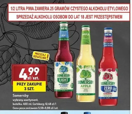 Piwo Somersby Apple promocja w Avita