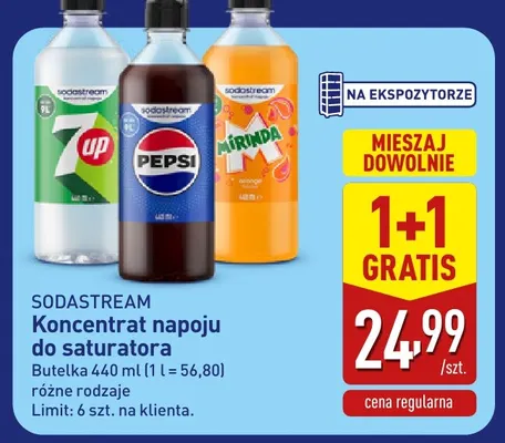 Koncentrat napoju do saturatora Pepsi Sodastream promocja w Aldi