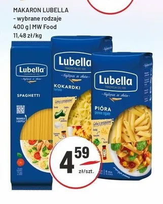 Makaron spaghetti Lubella promocja w Sedal