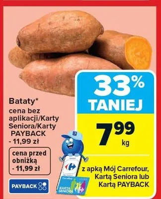 Bataty promocja w Carrefour