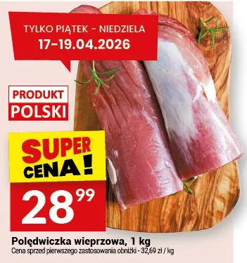 Polędwiczka wieprzowa promocja w Twój Market