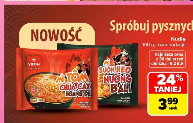 Nudle Vifon promocja w Carrefour