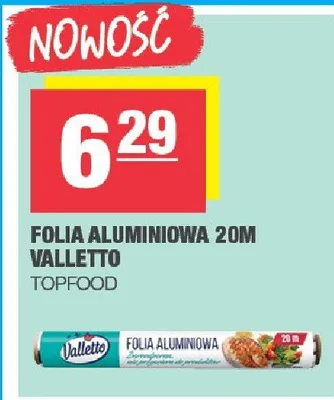 Folia aluminiowa 20m villetto promocja w SPAR