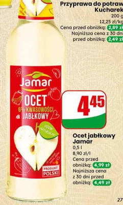 Ocet jabłkowy  promocja w Dino