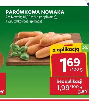 Parówkowa Nowaka promocja w Stokrotka