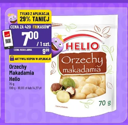 Orzechy makadamia Helio promocja w POLOmarket
