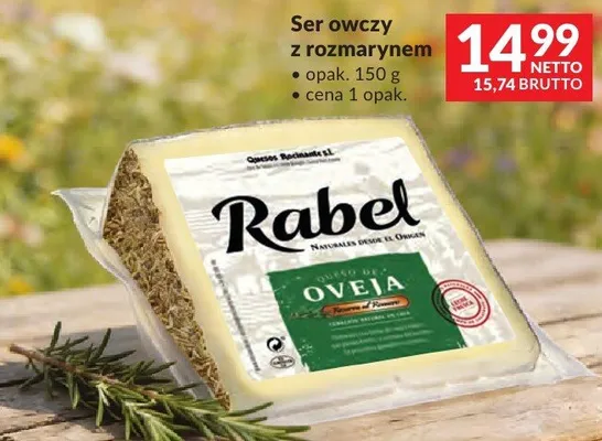Ser owczy z rozmarynem Rabel promocja w Makro