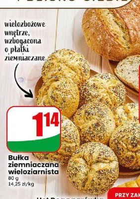Bułka ziemniaczana wieloziarnista promocja w Dino