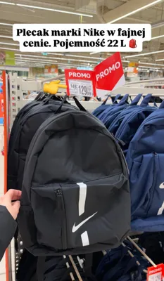 Plecak promocja w Auchan