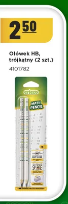 Ołówek HB trójkątny Cricco 2-pak promocja w MR. DIY