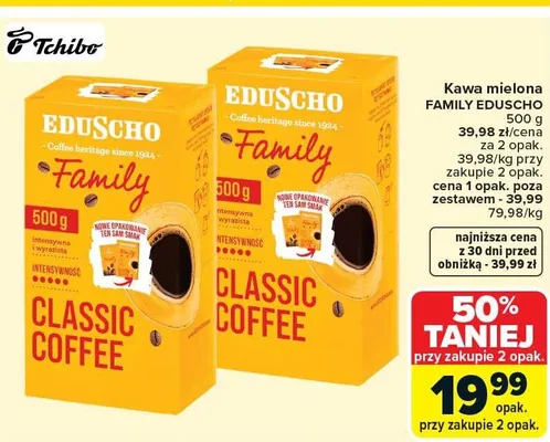 Kawa mielona Family Classic Coffee promocja w Carrefour