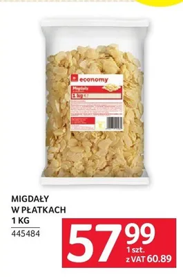 Migdały w płatkach 1 kg promocja w Selgros