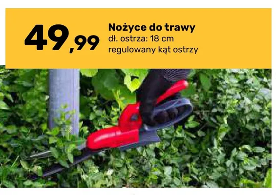 Nożyce do trawy promocja w Bricomarche