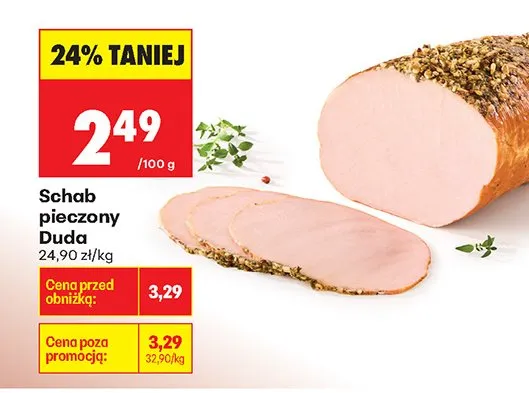 Schab pieczony promocja w Biedronka