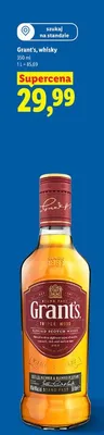Whisky Grant's Triple Wood promocja w Lidl
