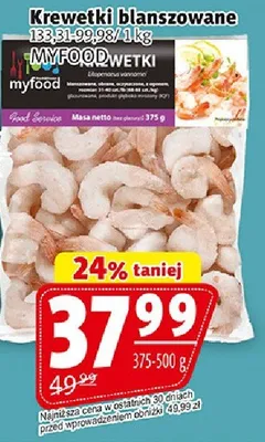 Krewetki blanszowane promocja w Prim Market